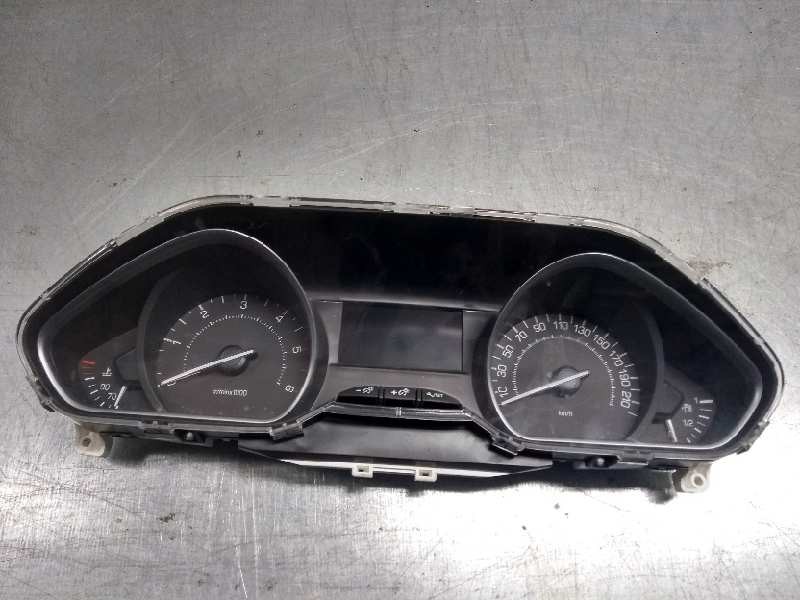 Recambio de cuadro instrumentos para peugeot 208 1.6 blue-hdi fap referencia OEM IAM 9813848980 01 