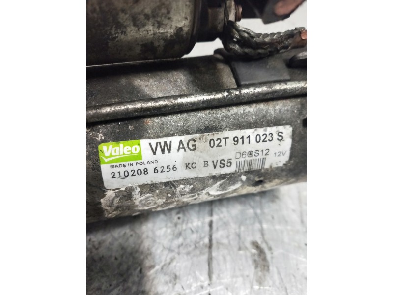 Recambio de motor arranque para volkswagen polo (9n3) 1.4 16v referencia OEM IAM 02T911023S  