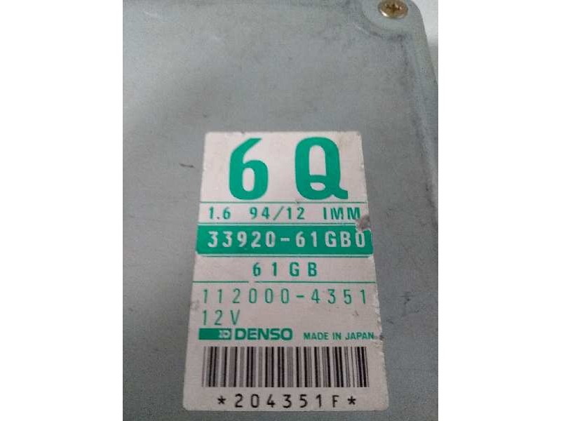 Recambio de centralita motor uce para suzuki baleno berlina sy (eg) referencia OEM IAM 3392061GB0 1120004351 6Q
