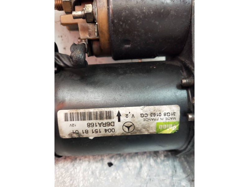 Recambio de motor arranque para mercedes clase slk (w170) roadster referencia OEM IAM D6RA168 VALEO 
