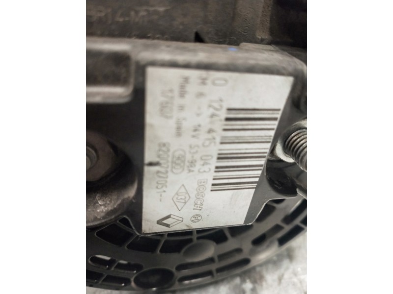 Recambio de alternador para dacia logan ambiance referencia OEM IAM 0124415043  