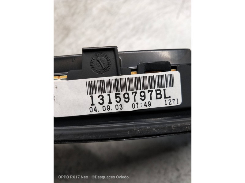 Recambio de cuadro instrumentos para opel signum básico referencia OEM IAM 110080234 110080038 131597BL