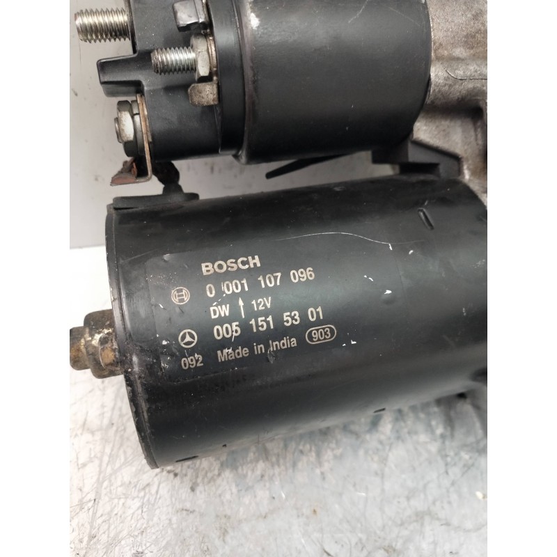 Recambio de motor arranque para mercedes clase c (w203) berlina 230 compressor (203.040) referencia OEM IAM 0001107096 BOSCH I