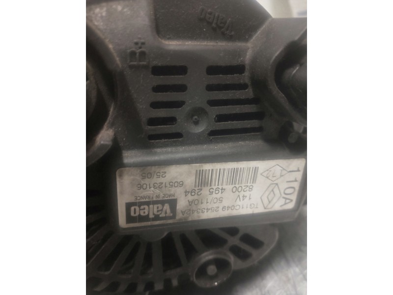 Recambio de alternador para renault scenic ii grand confort authentique referencia OEM IAM 8200495294  