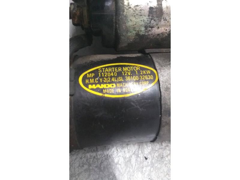 Recambio de motor arranque para hyundai h 1 starex h 1 starex referencia OEM IAM 3610032630 112040  Recambio de motor arranque para hyundai h 1 starex h 1 starex referencia OEM IAM 3610032630 112040