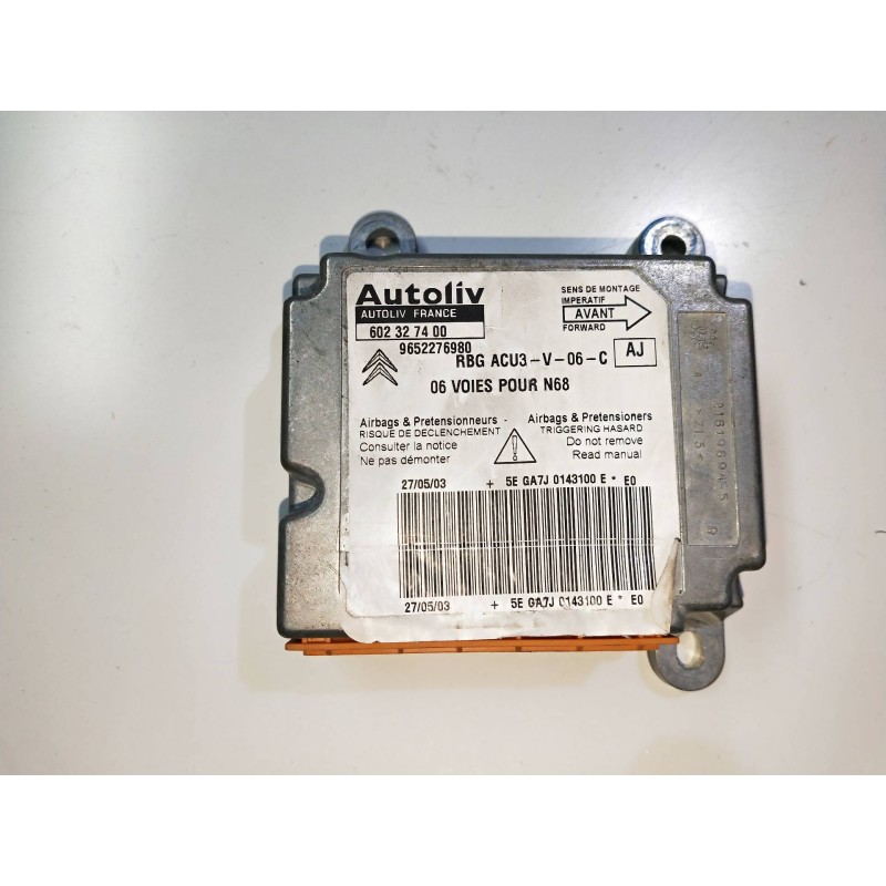 Recambio de kit airbag para citroen xsara picasso 2.0 hdi cat (rhy / dw10td) referencia OEM IAM   