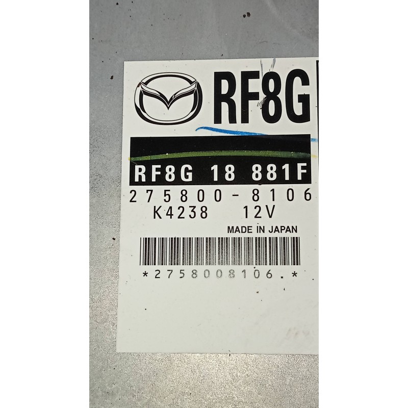 Recambio de centralita motor uce para mazda 6 kombi (gh) 2.0 crtd 140cv active sw referencia OEM IAM 2758008106 RF8G18881F 