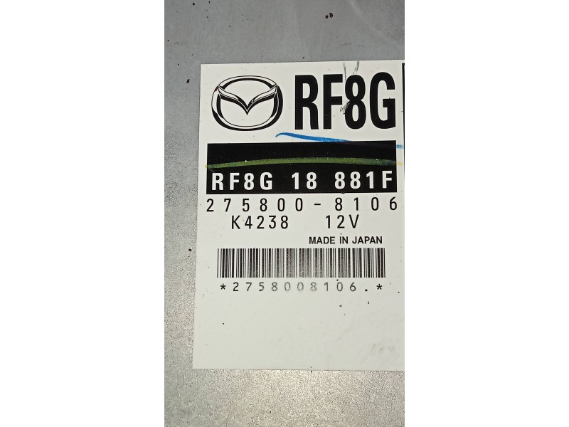 Recambio de centralita motor uce para mazda 6 kombi (gh) 2.0 crtd 140cv active sw referencia OEM IAM 2758008106 RF8G18881F 