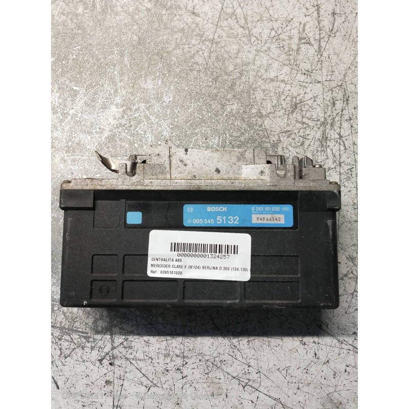 Recambio de centralita abs para mercedes clase e (w124) berlina d 300 (124.130) referencia OEM IAM 0265101020 0055455132 