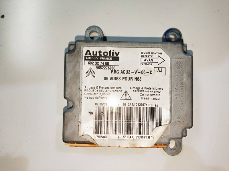 Recambio de kit airbag para citroen xsara picasso 2.0 hdi cat (rhy / dw10td) referencia OEM IAM    Recambio de kit airbag para citroen xsara picasso 2.0 hdi cat (rhy / dw10td) referencia OEM IAM