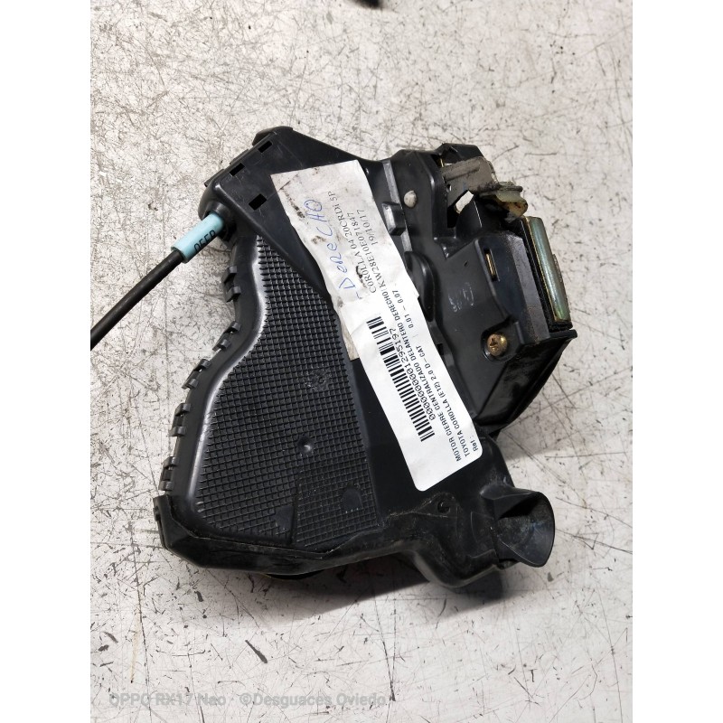 Recambio de motor cierre centralizado delantero derecho para toyota corolla (e12) 2.0 d-cat referencia OEM IAM  5P 