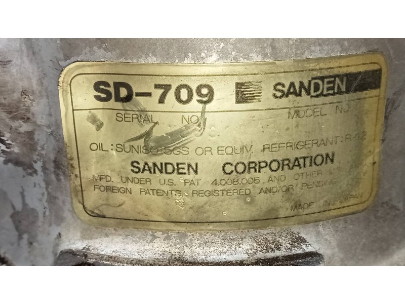 Recambio de compresor aire acondicionado para citroen zx 2.0 / 2.0i volcane referencia OEM IAM SD709  