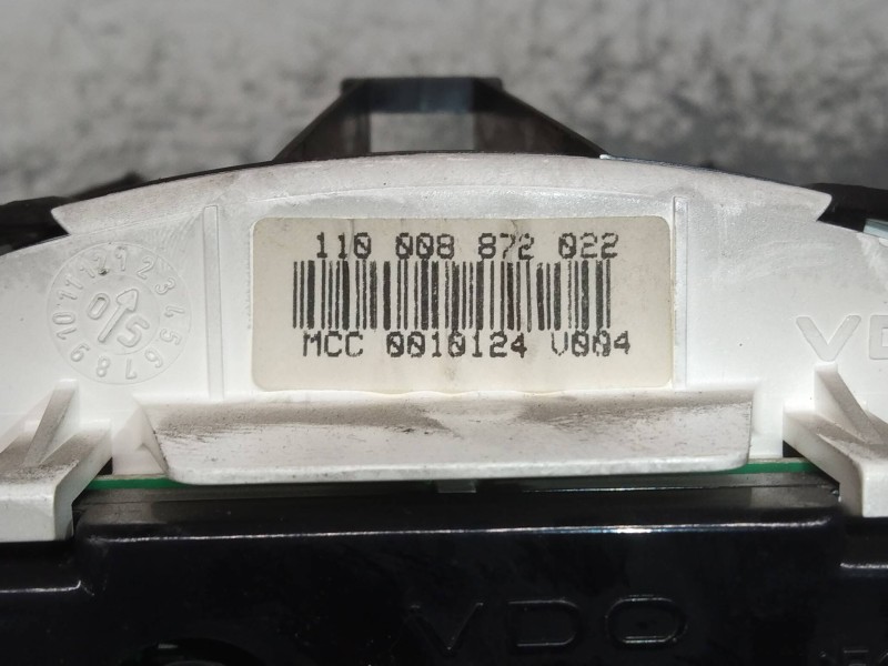 Recambio de cuadro instrumentos para smart cabrio básico referencia OEM IAM 110008872022 0010124V004 