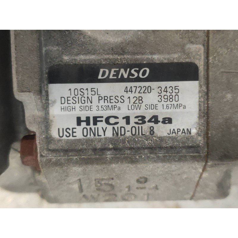 Recambio de compresor aire acondicionado para toyota avensis berlina (t 22) 2.0 d4-d luna (5-ptas.) referencia OEM IAM 447220343