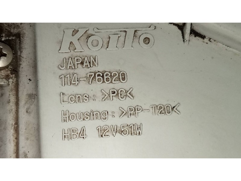 Recambio de faro antiniebla derecho para lexus ls400 (ucf20) básico (ucf 20) referencia OEM IAM 11476620  