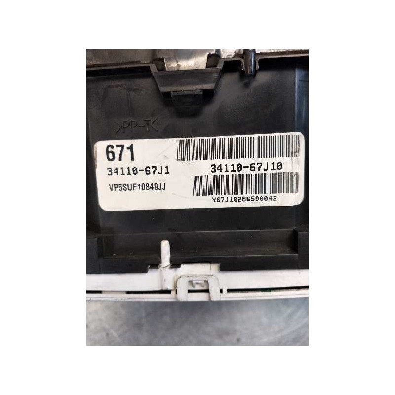 Recambio de cuadro instrumentos para suzuki grand vitara jb (jt) 1.9 ddis turbodiesel referencia OEM IAM 3411067J10 671 