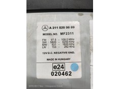 Recambio de sistema audio / radio cd para mercedes clase e (w211) berlina e 320 cdi (211.026) referencia OEM IAM A2118209889   2