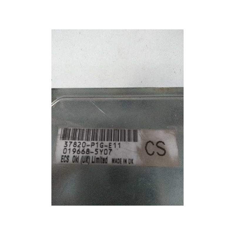 Recambio de centralita motor uce para honda civic berlina .5 (ma/mb) 1.5 cat referencia OEM IAM 37820P1GE11 0196685Y07 CS