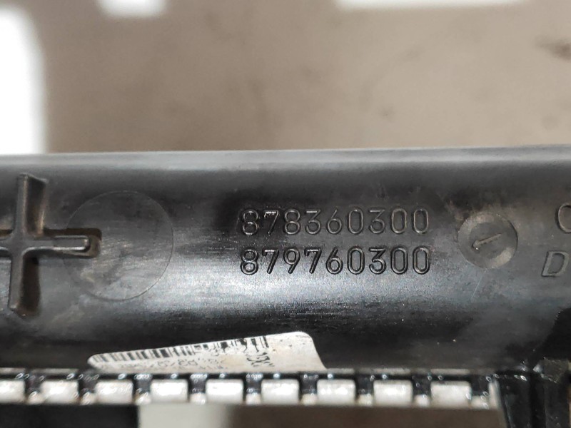 Recambio de radiador agua para fiat nuova 500 (150) lounge referencia OEM IAM 878360300  