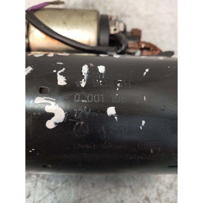 Recambio de motor arranque para mercedes clase e (w211) berlina e 200 kompressor (211.041) referencia OEM IAM 0001106403 BOSCH I