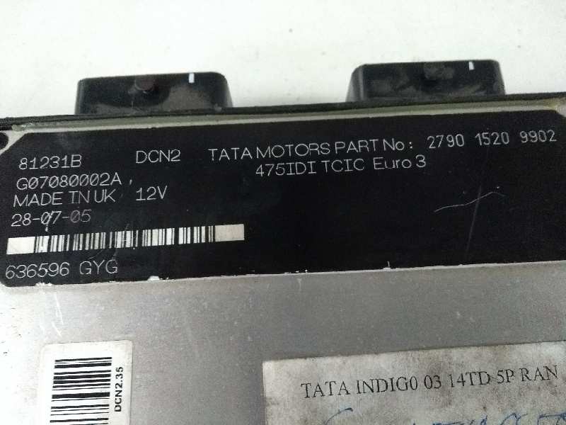 Recambio de centralita motor uce para tata indigo marina referencia OEM IAM G07080002A 279015209902 81231B DCN2