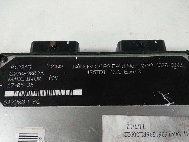 Recambio de centralita motor uce para tata indigo marina referencia OEM IAM G07080002A 279015209902 81231B DCN2