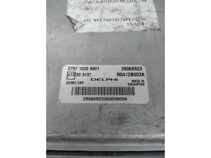 Recambio de centralita motor uce para tata indigo marina referencia OEM IAM R0412B003A 279715209901 28066923 DCM32AP