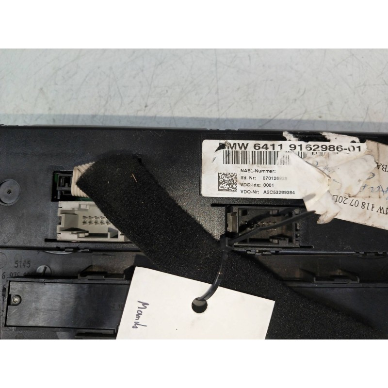 Recambio de mando calefaccion / aire acondicionado para bmw serie 1 berlina (e81/e87) 2.0 turbodiesel cat referencia OEM IAM 641