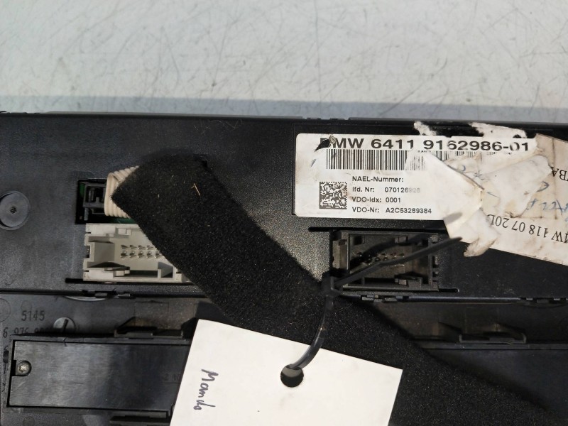 Recambio de mando calefaccion / aire acondicionado para bmw serie 1 berlina (e81/e87) 2.0 turbodiesel cat referencia OEM IAM 641