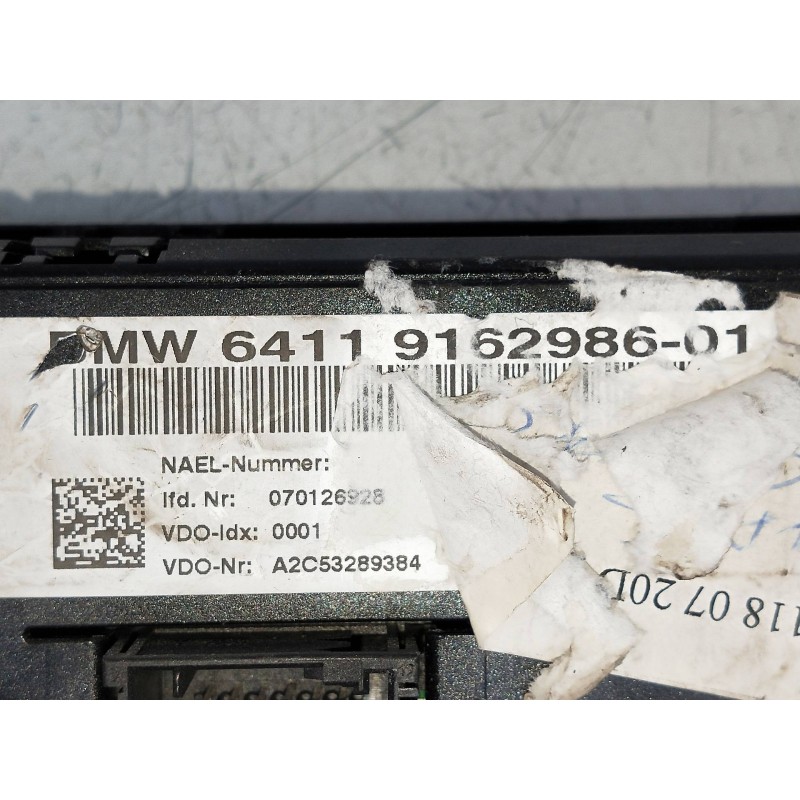 Recambio de mando calefaccion / aire acondicionado para bmw serie 1 berlina (e81/e87) 2.0 turbodiesel cat referencia OEM IAM 641