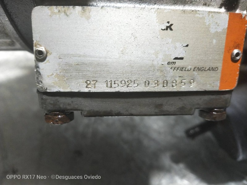 Recambio de caja cambios para volvo serie 740 berlina/familiar 2.4 diesel referencia OEM IAM 27115925 030859 