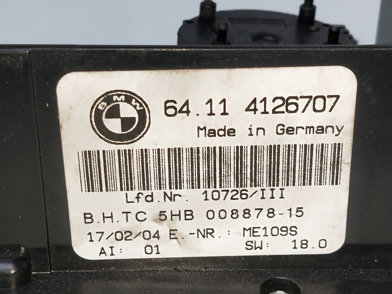 Recambio de mando calefaccion / aire acondicionado para bmw serie 3 compact (e46) 2.0 16v diesel cat referencia OEM IAM 64114126