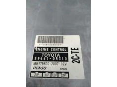 Recambio de centralita motor uce para toyota avensis berlina (t 22) 2.0 turbodiesel cat referencia OEM IAM 8966105310 MB17580020 2