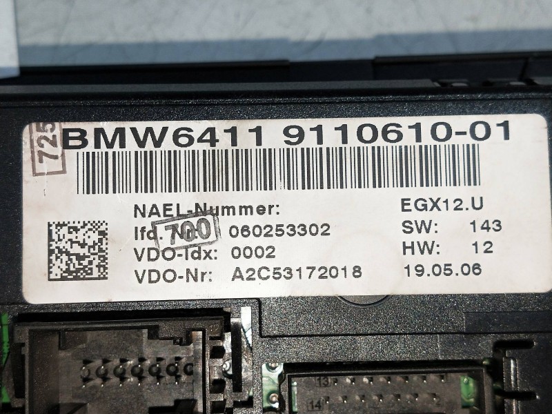 Recambio de mando calefaccion / aire acondicionado para bmw serie 3 berlina (e90) referencia OEM IAM 6411911061001 A2C53172018 