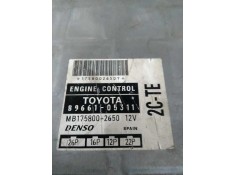Recambio de centralita motor uce para toyota avensis berlina (t 22) referencia OEM IAM 8966105311 MB1758002650 2CTE 2