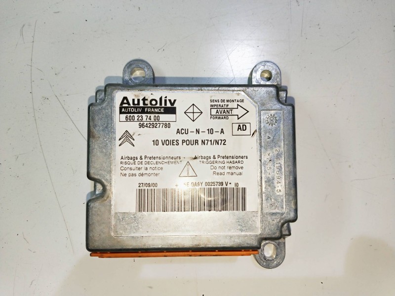 Recambio de kit airbag para citroen xsara berlina 1.6i 16v exclusive referencia OEM IAM   01