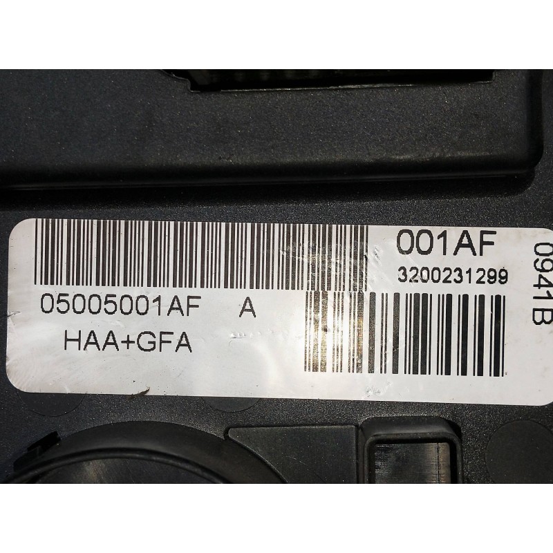 Recambio de mando calefaccion / aire acondicionado para chrysler voyager (rg) 2.5 crd cat referencia OEM IAM 05005001AF 32002312