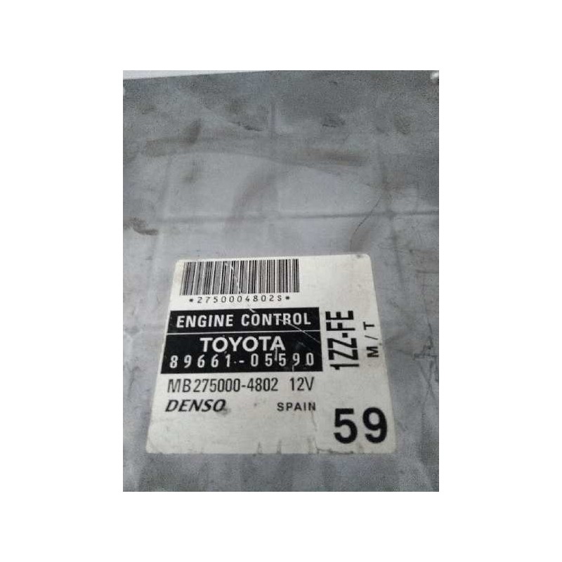 Recambio de centralita motor uce para toyota avensis berlina (t25) 1.8 16v cat referencia OEM IAM 8966105590 MB2750004802 1ZZFE 