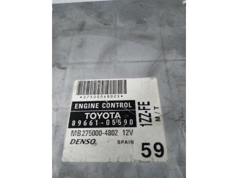 Recambio de centralita motor uce para toyota avensis berlina (t25) 1.8 16v cat referencia OEM IAM 8966105590 MB2750004802 1ZZFE 