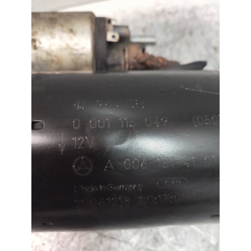 Recambio de motor arranque para mercedes clase e (w212) familiar e 350 bluetec (212.226) referencia OEM IAM 0001115049 BOSCH 