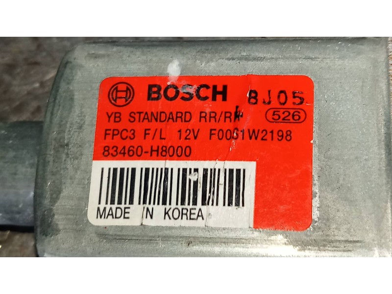 Recambio de elevalunas trasero derecho para kia rio (yb) drive referencia OEM IAM 83460H8000  