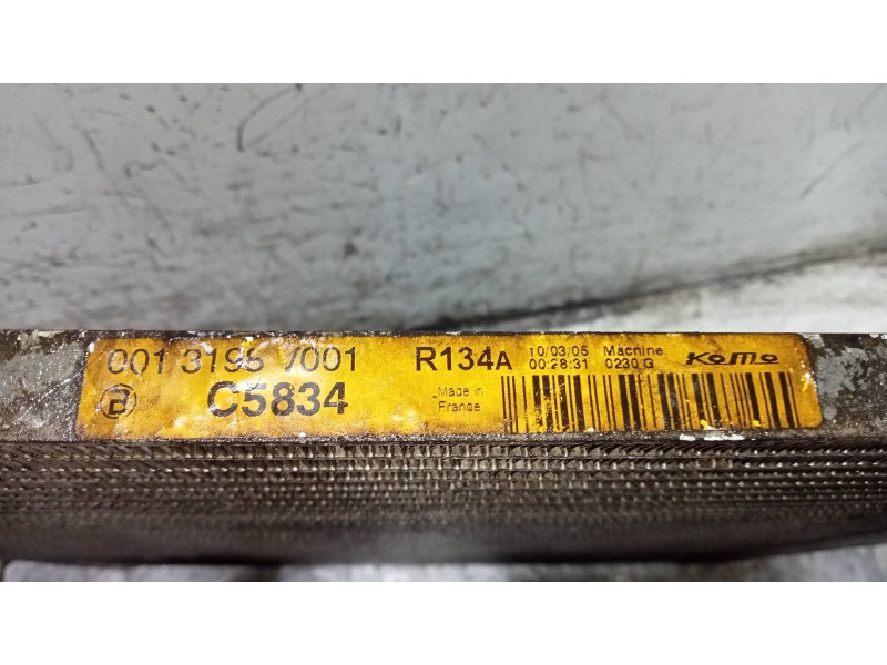 Recambio de condensador / radiador aire acondicionado para smart cabrio básico referencia OEM IAM 0013196V001  