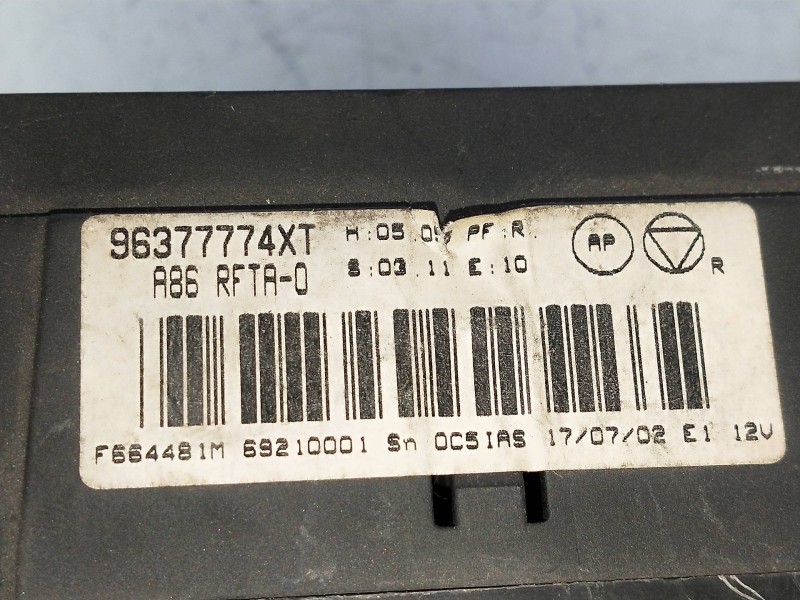 Recambio de mando calefaccion / aire acondicionado para citroen c3 1.4 hdi referencia OEM IAM 96377774XT  