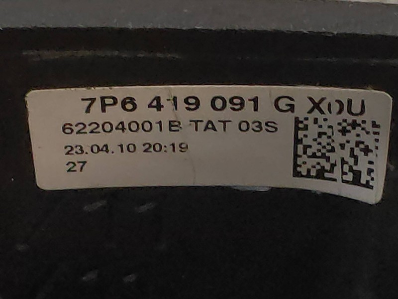 Recambio de volante para volkswagen touareg (7p5) v6 tdi bluemotion referencia OEM IAM 7P419091G  