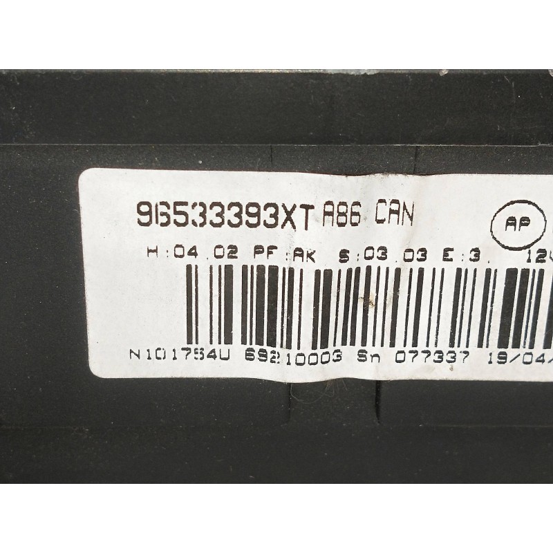 Recambio de mando calefaccion / aire acondicionado para citroen c3 1.4 16v stop&start referencia OEM IAM 96533393XT  