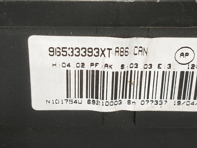 Recambio de mando calefaccion / aire acondicionado para citroen c3 1.4 16v stop&start referencia OEM IAM 96533393XT  