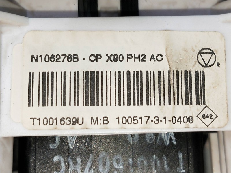 Recambio de mando calefaccion / aire acondicionado para dacia sandero referencia OEM IAM N106278B T1001639U 