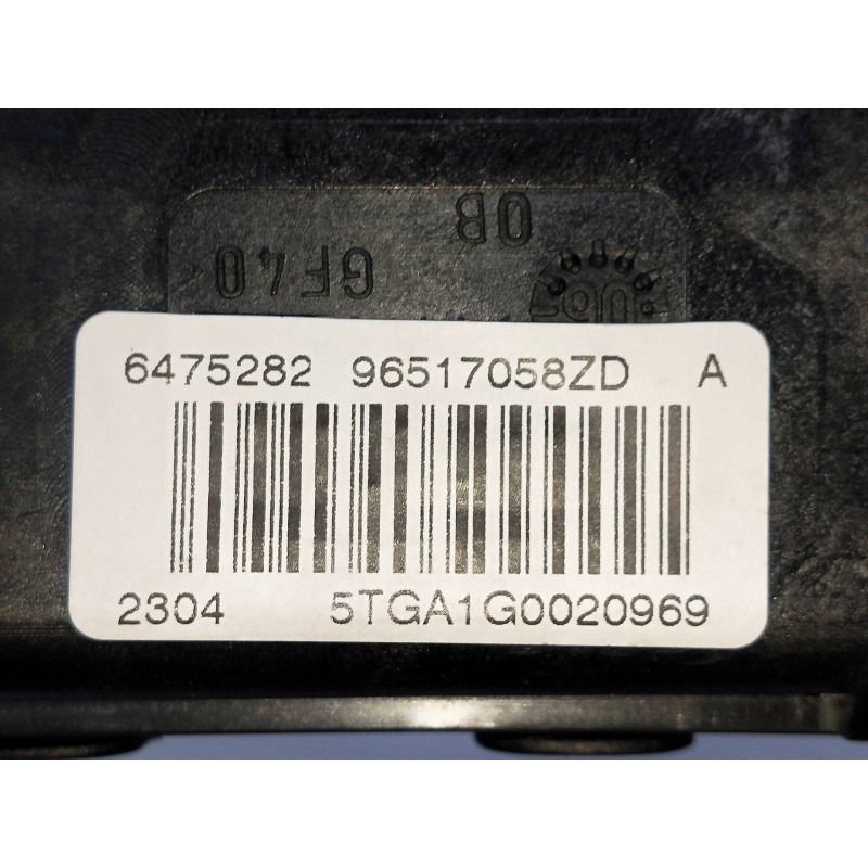 Recambio de airbag lateral trasero izquierdo para citroen c6 2.7 v6 hdi fap cat (uhz / dt17ted4) referencia OEM IAM 96517058ZD  
