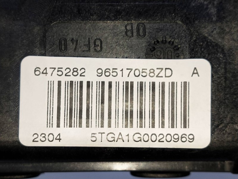Recambio de airbag lateral trasero izquierdo para citroen c6 2.7 v6 hdi fap cat (uhz / dt17ted4) referencia OEM IAM 96517058ZD  