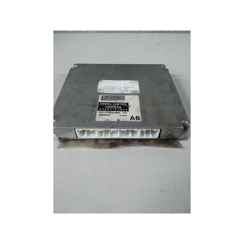 Recambio de centralita motor uce para toyota corolla (e12) 2.0 d-cat referencia OEM IAM 8966102A60 MB1758006881 A6